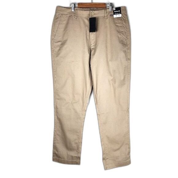 Hurley Other - Hurley Everyday Twill Chino Pants Khaki Stretchy Beige Tan Men's Size 36